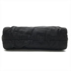 Prada Nylon Tessuto Chain Shoulder Bag Black — view 3
