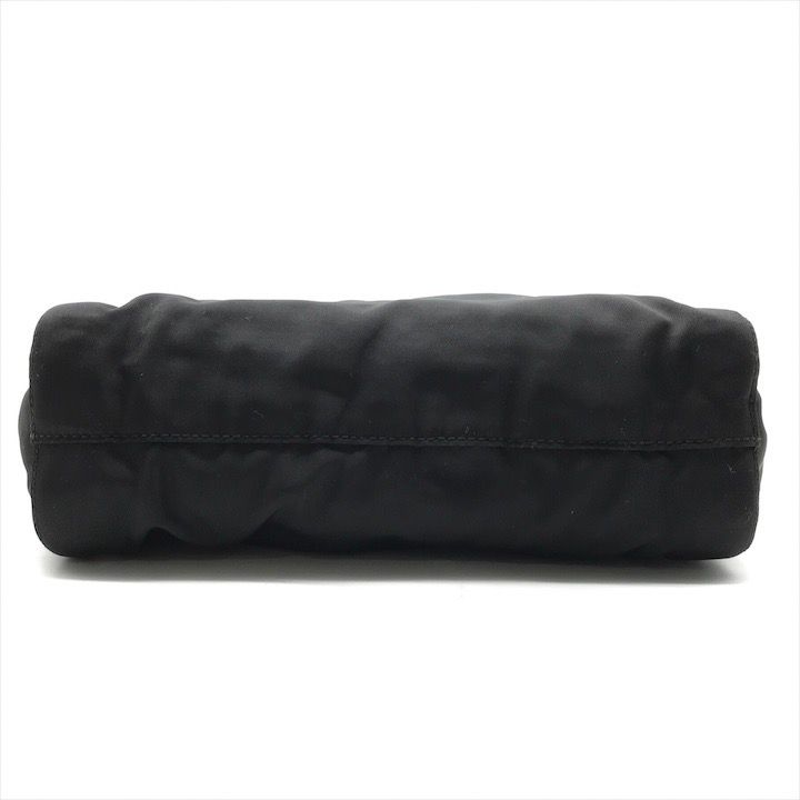 Prada Nylon Tessuto Chain Shoulder Bag Black — view 3