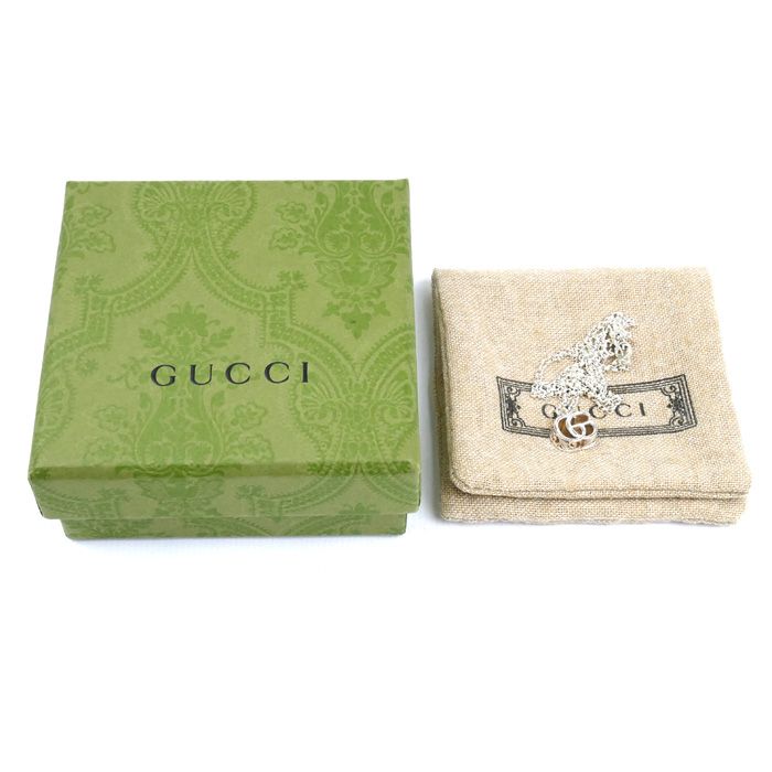 Gucci Silver 925 Double G Necklace J8400 8106 54 39/44 cm — view 7