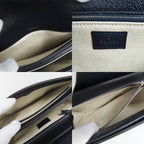 Gucci Horsebit 1955 Medium Shoulder Bag Navy GG Supreme — view 8