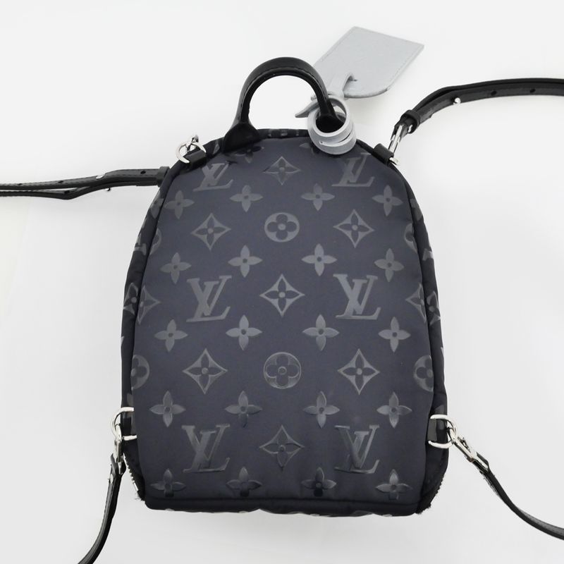 Louis Vuitton Monogram Nylon Palm Springs Mini Backpack Black Bag — view 8
