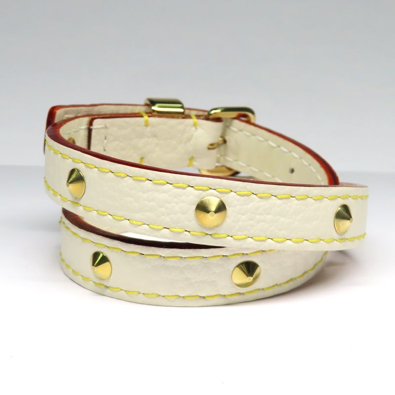 Louis Vuitton Bracelet Suhali Double Tour Bronze Ivory — view 3