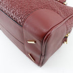 Loewe Amazona 75 Repeat Anagram 2-Way Shoulder Calf Red Handbag — view 6