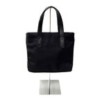 Fendi FF Logo Hardware Nylon Leather Bag 15321 Black — view 2