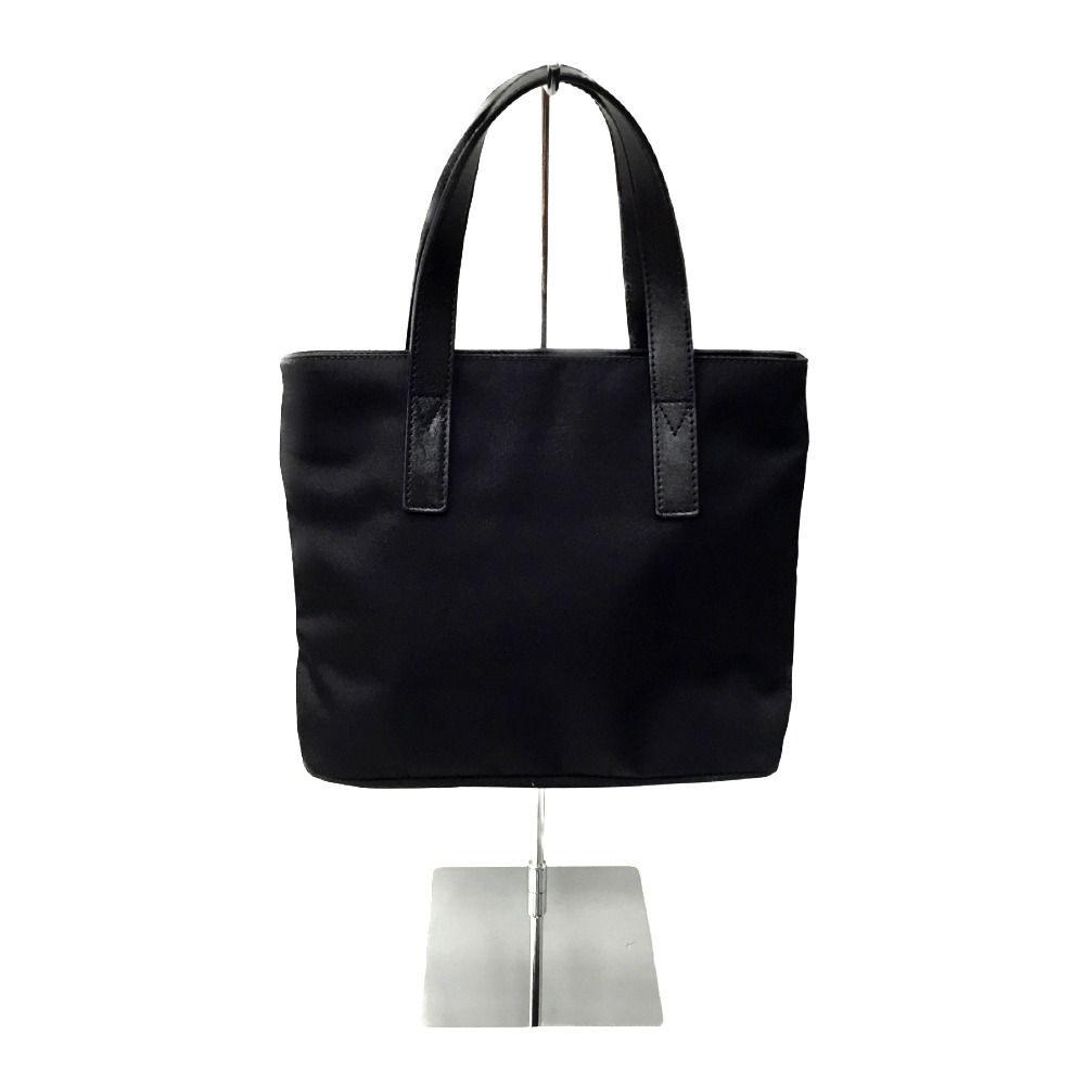 Fendi FF Logo Hardware Nylon Leather Bag 15321 Black — view 2