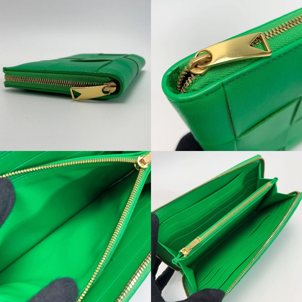 Bottega Veneta Maxi Intrecciato Lamb Leather Paraquito Round — view 5