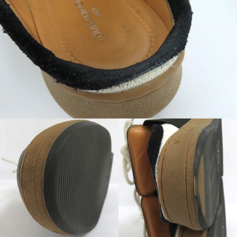 Louis Vuitton Ruth Line Sneakers 1 Abvq8 Monogram 37.5 Noir Black — view 7