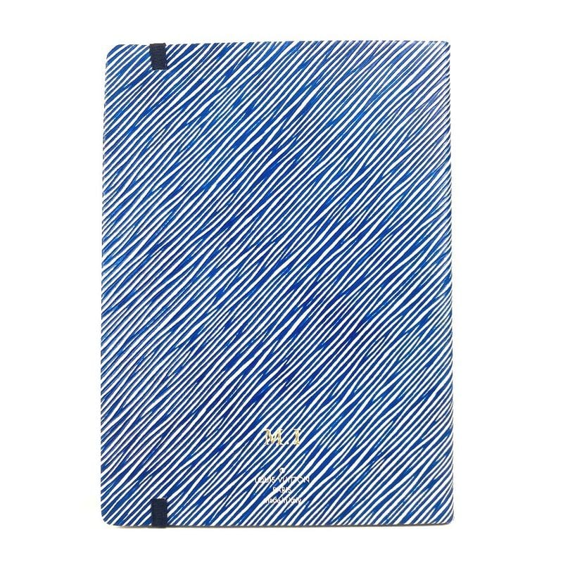 Louis Vuitton Notebook Cahiers Gustave MM Epi Leather Blue — view 3