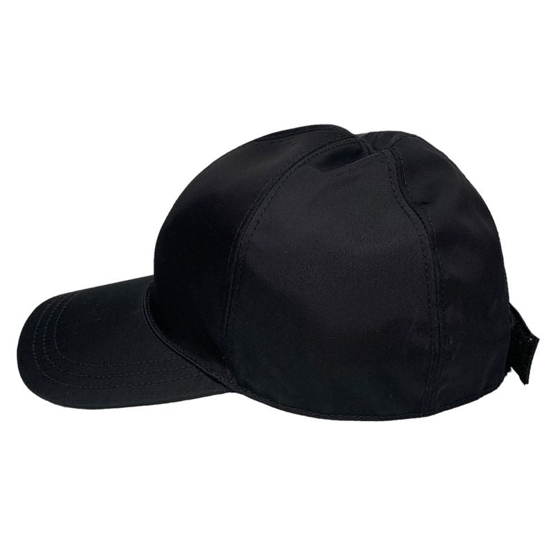Prada Cap Nylon Logo Baseball 2 Hc274 Size L Black and Green 0864 — view 2