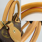 Louis Vuitton Handbag Tivoli PM Monogram Nubuck Brown — view 6