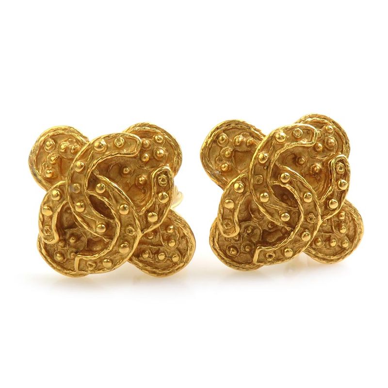 Chanel Earrings Coco Mark — view 3
