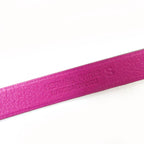 Hermes Medor Infini Dubretour Bracelet Leather Silver Hardware Bangle Purple T3 — view 7