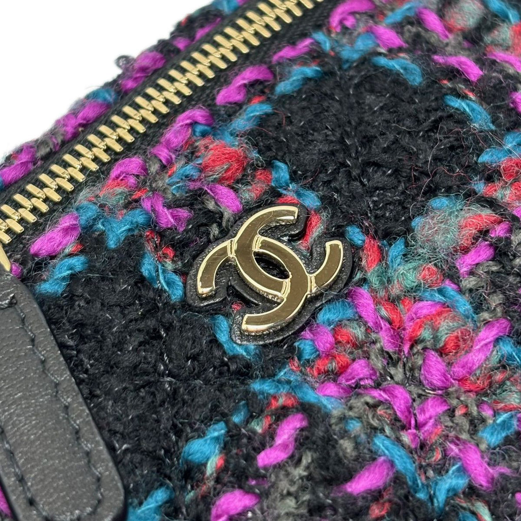 Chanel Tweed Classic Vanity Chain Shoulder Multicolor — view 8