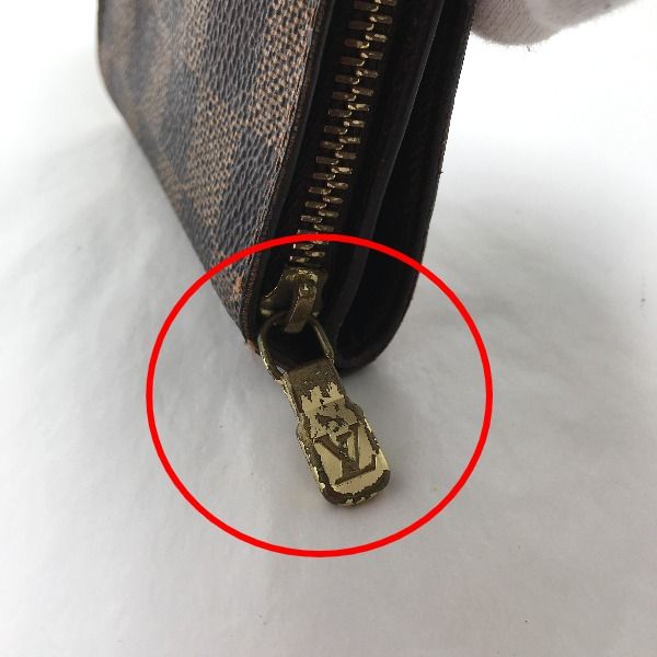 Louis Vuitton Damier Wallet With Zipped Pocket For Cards Compact — view 8