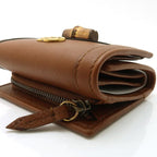 Gucci Diana Medium Wallet Bamboo Trifold Compact Brown Unu — view 5