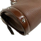 Louis Vuitton Souhari Sienne Epanoui PM Handbag Brown — view 7
