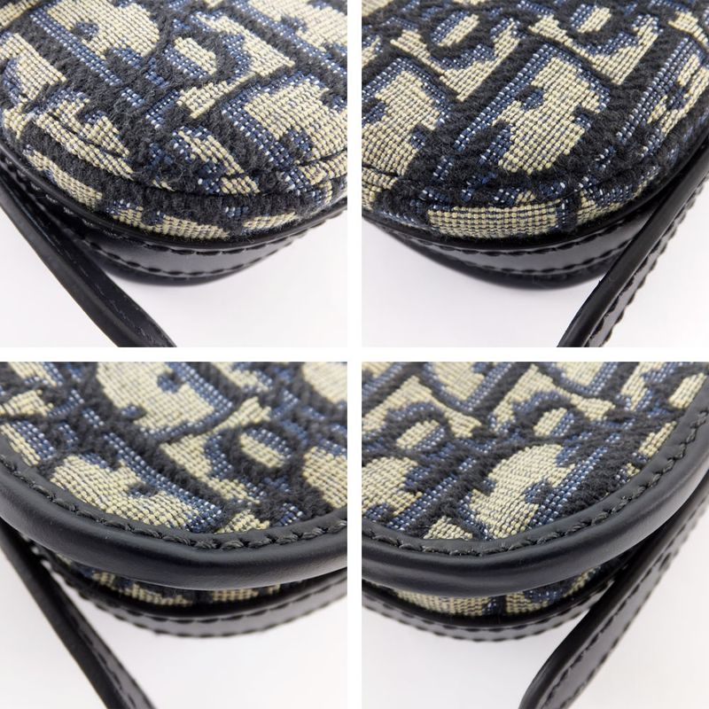 Dior Bobby Oblique Peacock Mini Shoulder Bag Gold Hardware CD Logo — view 6