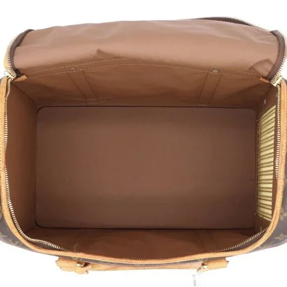 Louis Vuitton Sac Chien 40 dog Carrier Monogram Pet Travel Bag Purse — view 8