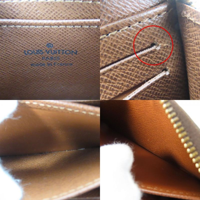 Louis Vuitton Coin Case Zippy Purse Round Zipper Monogram Brown — view 8