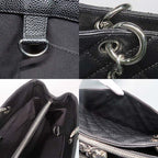 Chanel Grand Shopping Tote GST Shoulder Bag Black Caviar Leather 11 th — view 8
