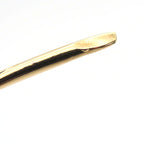 Christian Dior Brooch Metal Gold Feather Motif Plated Accessories — view 8