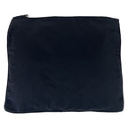 Prada Tessuto Triangle Logo Plate Black Silver Hardware Nylon Crossbody — view 2