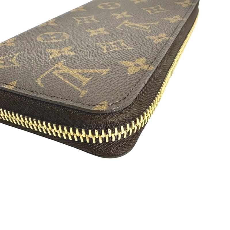 Louis Vuitton Monogram Round Zipper Zippy Wallet Long — view 5