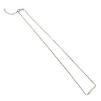Gucci Link To Love Bar Pendant 18Kwhite Gold Diamond Chain Necklace Silver — view 5