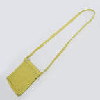 Hermes Tudu Punching Pochette Yellow Silver Hardware Shoulder Bag — view 3