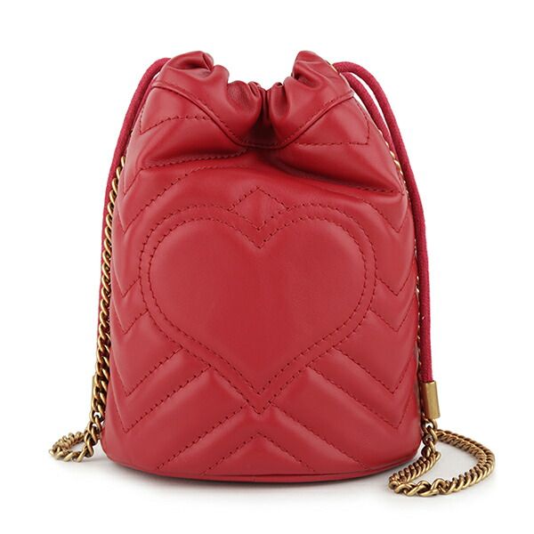 Gucci Shoulder Bag GG Marmont Red — view 2