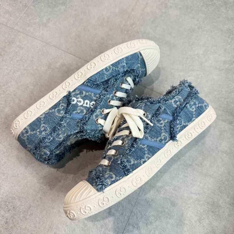 Gucci GG Denim Sneakers Logo 24 SS 35 Low Cut — view 5