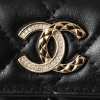 Chanel Card Case Black — view 8