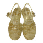 Gucci GG Marmont Rubber Sandals Size 36 Clear — view 5