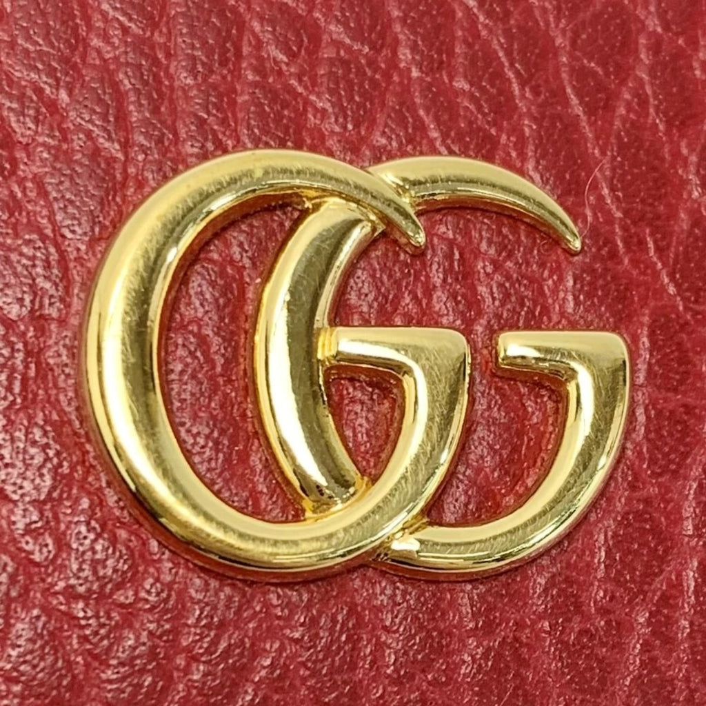 Gucci Petitmarmont Leather Red Key Case Holder — view 6