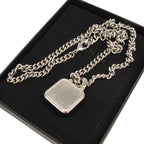 Chanel A23 K Coco Mark Metal Stone Star Pendant Necklace 1449 — view 4