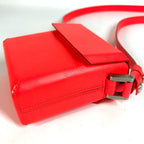 Louis Vuitton Shoulder Bag Marty Damier Gracee Leather Coral Red — view 5