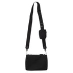 Prada 2 Vh113 Nylon Shoulder Bag with Triangle Plate Mini Pouch — view 2