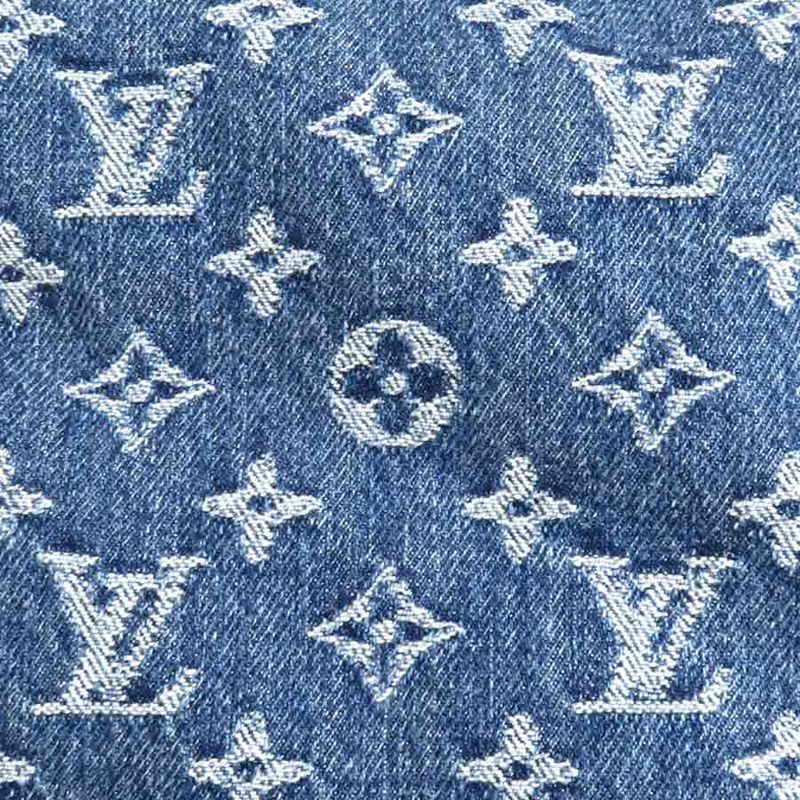 Louis Vuitton Scarf NIGO Collaboration Echarpe Shearling Denim Mp2703 — view 3
