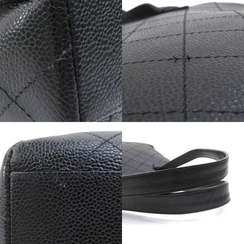 Chanel Shoulder Caviar Black Bag — view 9