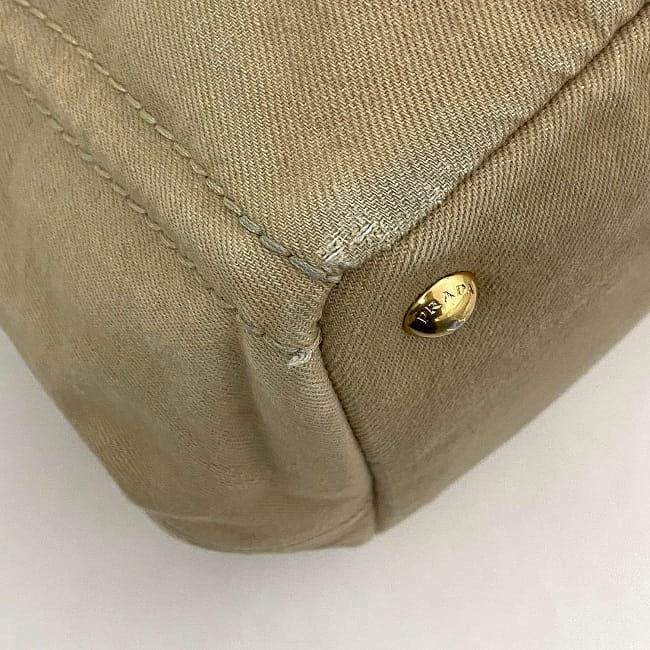 Prada Tote Bag Canapa Beige — view 5
