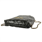Chanel 22 Quilted Backpack Leather Black Knapsack Chain — view 4