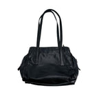 Prada Tote Bag Logo Shape Pressed Black — view 2