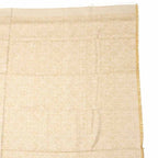 Chanel Large Shawl CC Mark Beige Wool Fringe — view 5