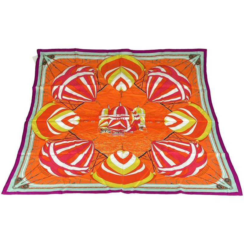Hermes Carre 90 Spinnakers Silk Shawl — view 2