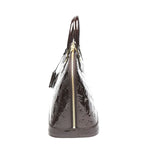 Louis Vuitton Vernis Handbag Alma PM Wine Red — view 4