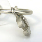 Chanel Coco Mark Metal White Silver Hardware Accessories Plated Half — view 7