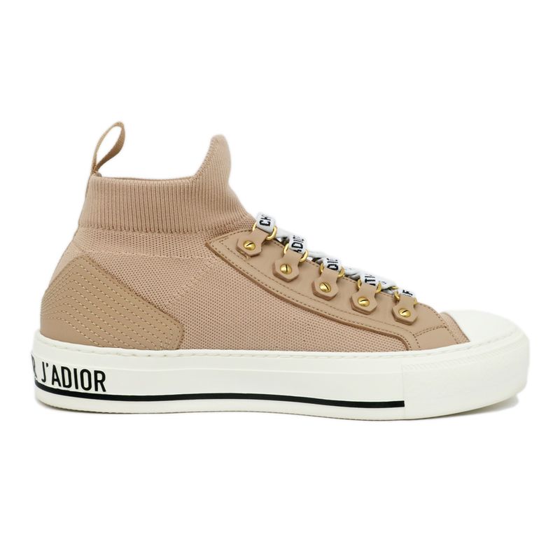 Dior Sneakers Size 37 1 2 High Cut Lace Logo Shoes — view 2