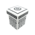 Hermes Sugar Box H DECO White Black Pottery Accessories — view 3