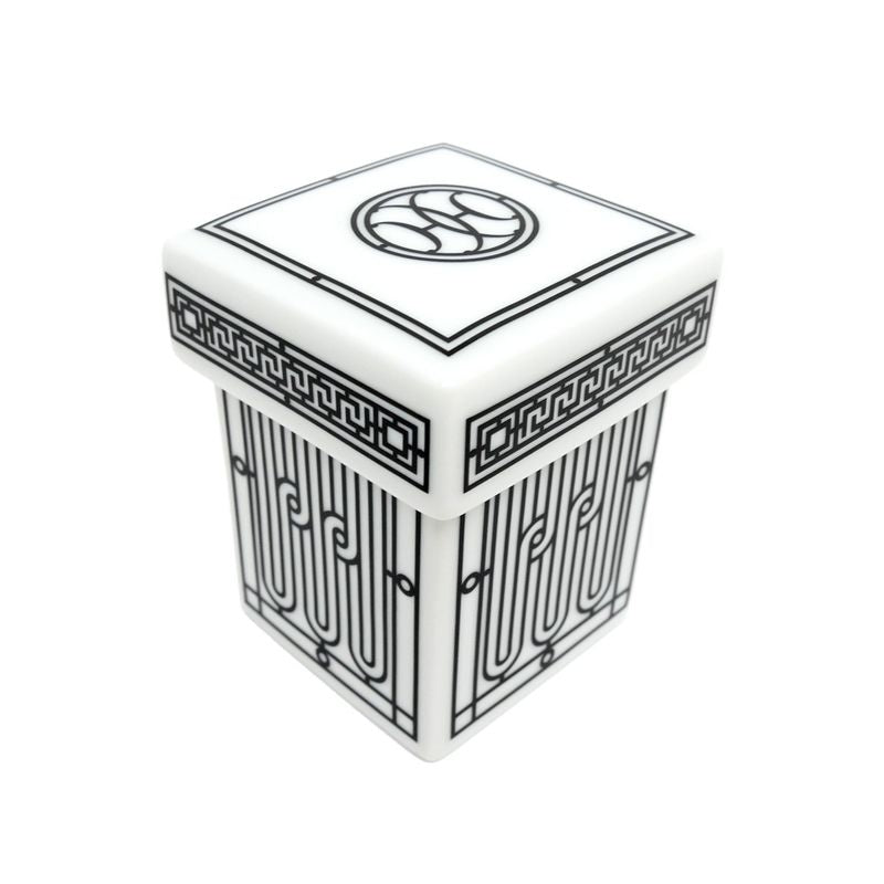 Hermes Sugar Box H DECO White Black Pottery Accessories — view 3