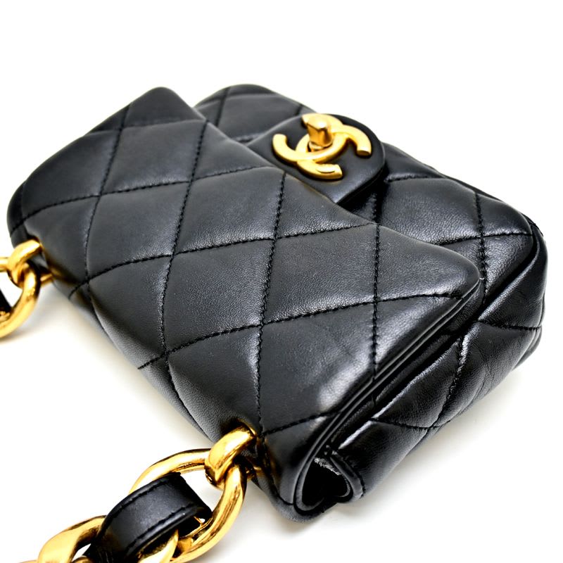 Chanel Shoulder Bag Quilted Small Flap As3214 — view 4